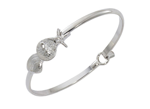 Sea Life Silver Cuff Bracelet CB724