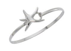 Sterling Silver finished starfish bracelet.  USA made, wholesale