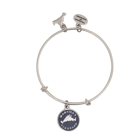 Martha's Vineyard Longitude and Lattitude Adjustable Bracelet