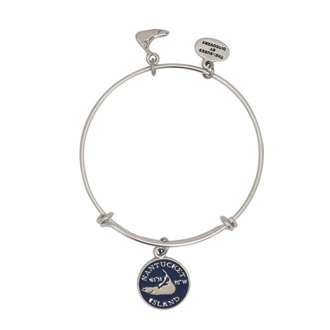 Nantucket Longitude and Lattitude Adjustable Bracelet