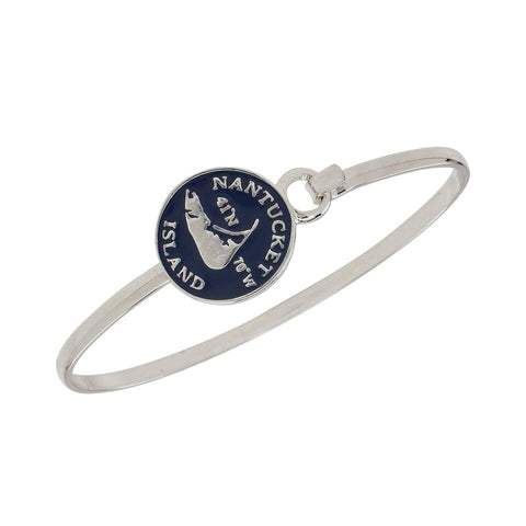 Nantucket Longitude and Lattitude Cuff Bracelet