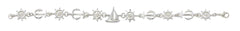 Wholesale fashion sailboat,anchor,shipswheel bracelet with sterling silver or 24 karat gold finish USA made