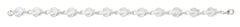 Wholesale fashion scallop shell bracelet pewter with sterling silver or 24 karat gold finish USA made