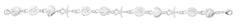 Wholesale fashion small mixed sealife bracelet pewter with sterling silver and 24 karat gold finishUSA made