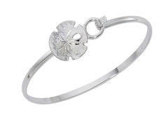 Wholesale fashion sandollar bracelet pewter with sterling silver finish USA made