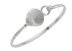 Wholesale fashion shell bracelet pewter with sterling silver finish USA made