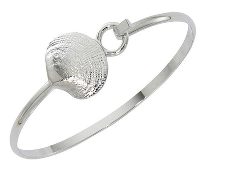 Quahog Silver Cuff Bracelet CB419
