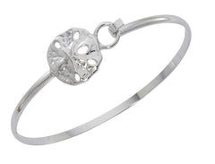 Wholesale fashion sandollar bracelet pewter with sterling silver finish USA made