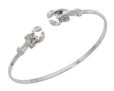 Lobster Silver Twist Bracelet CB428T