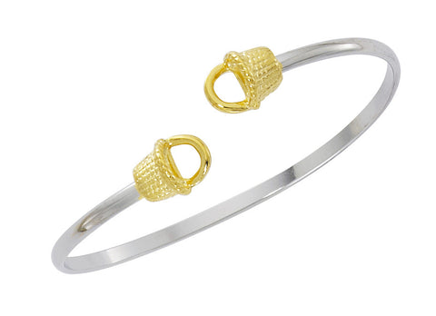 Nantucket Basket Two Tone Twist Bracelet