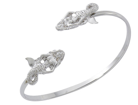 Mermaid Silver Twist Bracelet CB435T
