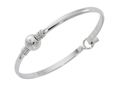 Sterling Silver finish Cape Cod cuff bracelet. USA made, wholesale