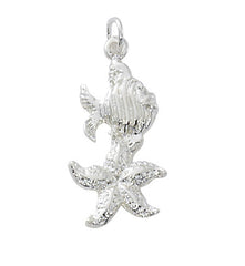 Wholesale fashion starfish and fish combo charm usa made
