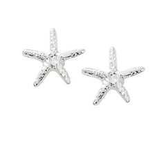Wholesale fashion sterfish stud earrings pewter with sterling silver or 24 karat gold finish USA made