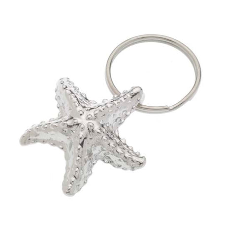 Starfish Key Chains Silver  KC 827