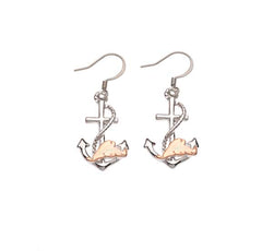 Martha's Vineyard Anchor Rose Gold/Silver Two Tone