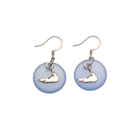 Nantucket Sea Glass Drop Earring