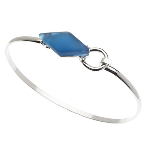 Sea Glass Diamond Shape Hook Bracelet    SGCB140