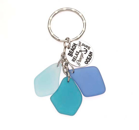 Sea Glass Beach /Relax /Breeze /Sand /Ocean  Key Chains