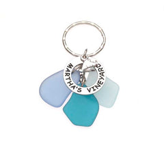Sea Glass Martha's Vineyard Key Chains