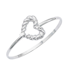 Wholesale fashion hand crafted and hand polished in the USA. Cast in lead free pewter. Layered sterling silver finish. Available in small, medium, and large. 