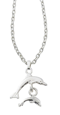 Double Dolphin Necklace NK519