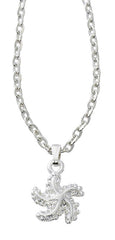 Wholesale starfish necklace. Pewter with sterling silver or gold finish. USA made.